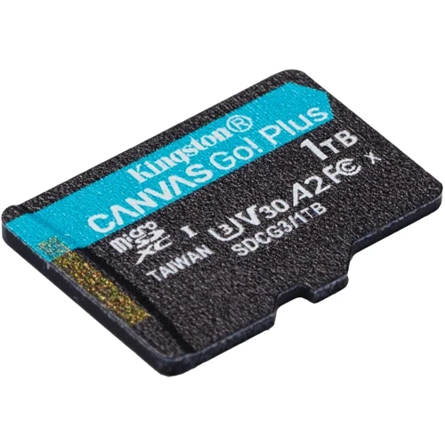 Карта памяти Kingston 1TB microSDXC Class 10 UHS-I U3 V30 A2 Canvas Go Plus (SDCG3/1TBSP)