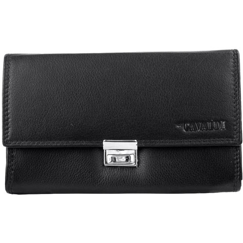 Чоловічий гаманець 4U Cavaldi чорний (DNK107-black)