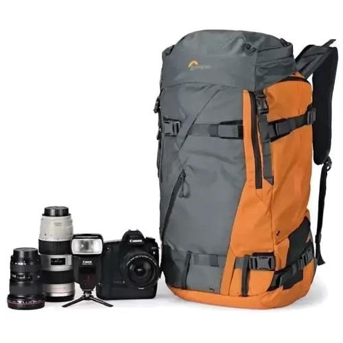 Lowepro Powder BP 500 AW Grey Orange (LP37230-PWW): Місткість Фотокамера, личное снаряжение, такое как компактный штатив, наушники, смартфон, ключи, кошелек, солн