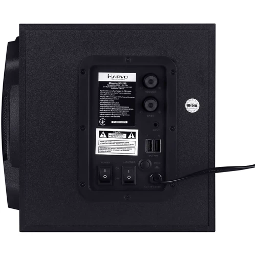 Акустическая система Marvo SG-290 BT RGB Lighting: Выходная мощность колонок 16 Вт