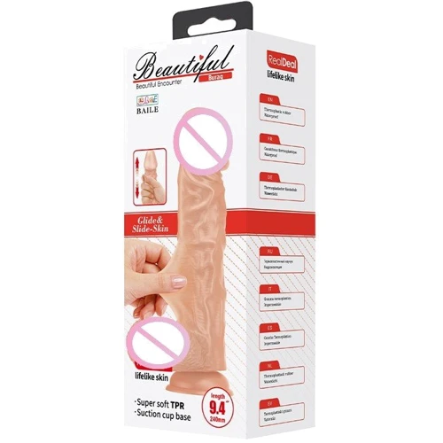 Фалоімітатор LYBAILE Beautiful Encounter Buraq Dildo Flesh