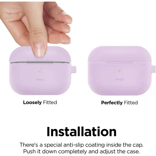 Чехол Elago Silicone Hang Case Mint (EAPP2CSC-ORHA-MT) for Airpods Pro 2 фото 3