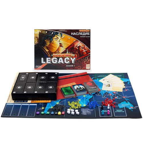 Настольная игра Стиль Жизни Пандемия Наследие. Красная: Вид логические
