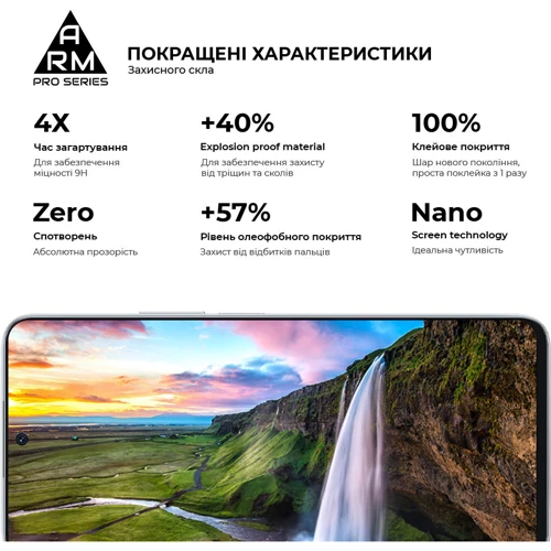 Аксессуар для смартфона ArmorStandart Tempered Glass Pro Black for Honor 90 Lite (ARM73683): Материал стекло