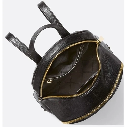 Женский рюкзак Michael Kors RHEA ZIP MD BACKPACK черный (30S5GEZB1L001): Застежка Молния