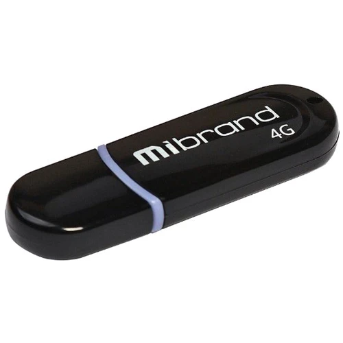 USB-флешка Mibrand 4GB Panther USB 2.0 Black (MI2.0/PA4P2B)