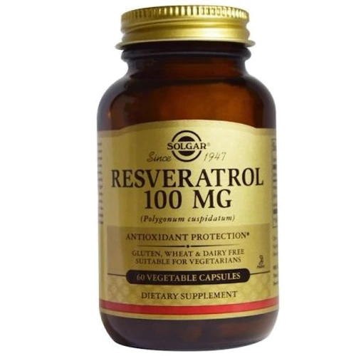 Solgar Resveratrol (Polygonum Cuspidatum) Солгар Ресвератрол  100 mg, 60 капсул
