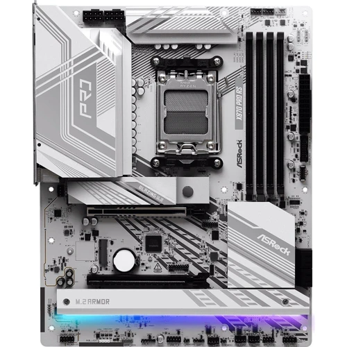 ASRock X870 PRO RS UA: Дополнительно Радиатор на VRM, Поддержка UEFI, Поддержка RAID