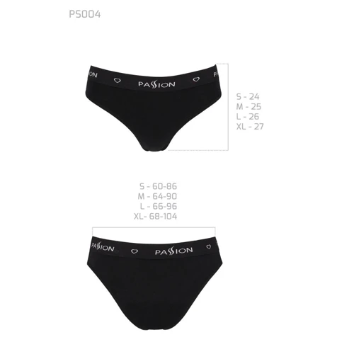 Трусики-слипы Passion PS004 PANTIES black, size XL
