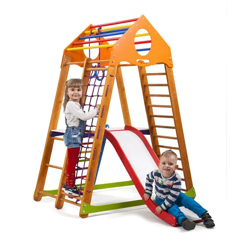 Детский спортивный комплекс SportBaby BambinoWood Plus 2: Назначение для дома