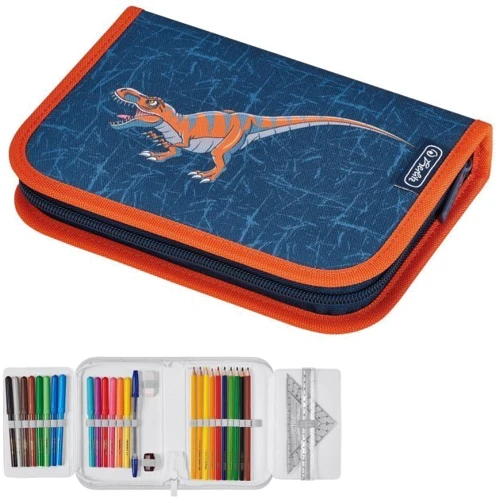 Пенал с наполнением Herlitz Dinomania Динозавр 31пр. (50032990)