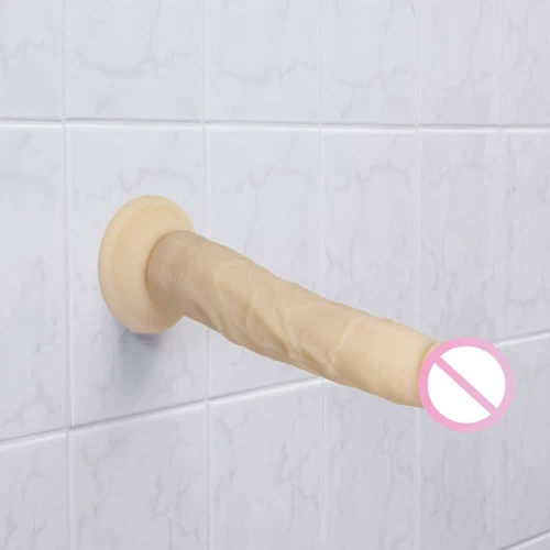 Фалоімітатор Naked ADDICTION 9" Silicone Dual Density Bendable Dildo - Vanilla