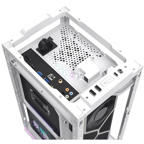 Корпус DarkFlash DLH21 Mini-ITX White: Типоразмер Mini-Tower