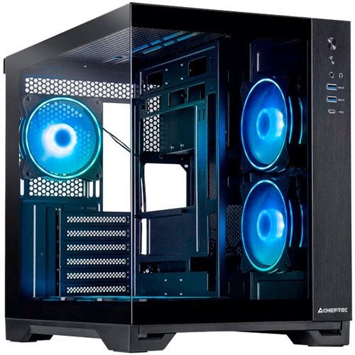 Корпус Chieftec VISIO (GM-30B-TG-OP) UA: Форм-фактор материнської плати ATX / Micro-ATX / Mini-ITX