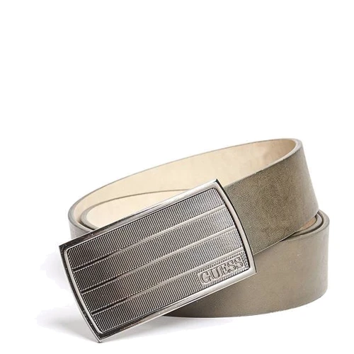 Чоловічий ремінь GUESS бежевий (706655608226)