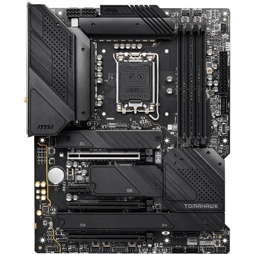 MSI MAG Z690 TOMAHAWK WIFI DDR4: Роз'єми на платі SATA 3.0, M.2