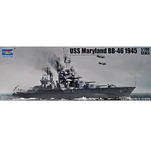 Корабль TRUMPETER Maryland BB-46, 1945 г. TR05770: Производитель TRUMPETER