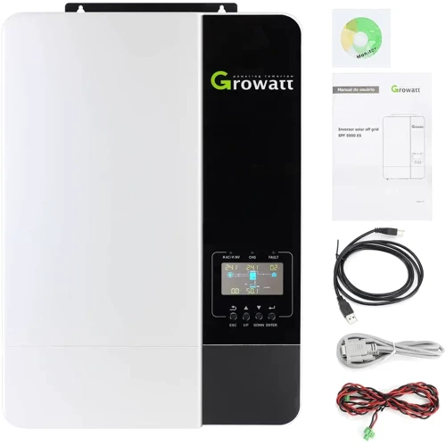 Гибридный солнечный инвертор (hybrid) Growatt SPF 3500ES 48V 80A 3.5kW 1 фаза UA