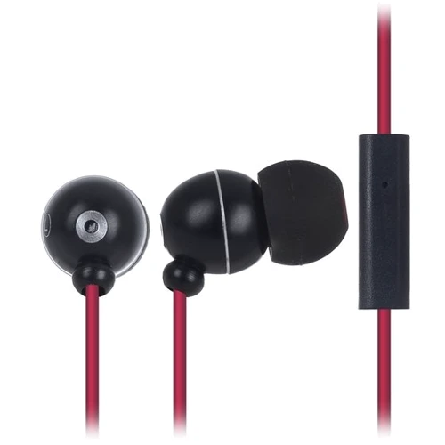 Наушники Ergo ES-190i Black: Тип конструкции вакуумные