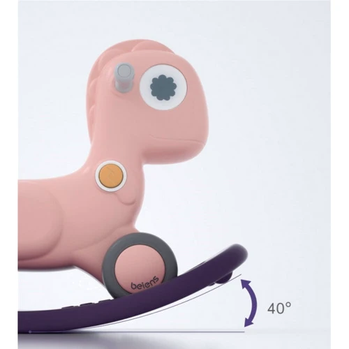 Каталка Beiens Лошадка розовая (SQYM6016pink)