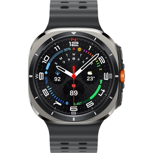 Смарт-часы Samsung Galaxy Watch Ultra 47mm LTE Titanium Silver with Dark Grey Marine Band (SM-L705FZTA) (UA): Дисплей 1.5" Super AMOLED (480х480)