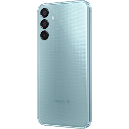 Смартфон Samsung Galaxy M15 5G 4/128Gb Light Blue M156B (UA UCRF): Камера Тройная 50 Мп (f/1.8) + 5 Мп (f/2.2) + 2 Мп (f/2.4) / LED вспышка / HDR / Фронтальная 13 Мп (f/2.0)