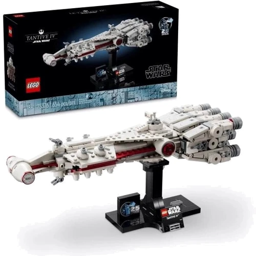 Конструктор LEGO Star Wars Тантив IV (75376): Количество деталей, шт. 654