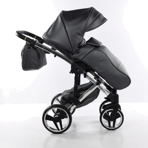 Универсальная коляска 2 в 1 Junama Candy 05 Vanilla Black (J-Cy-05) фото 7