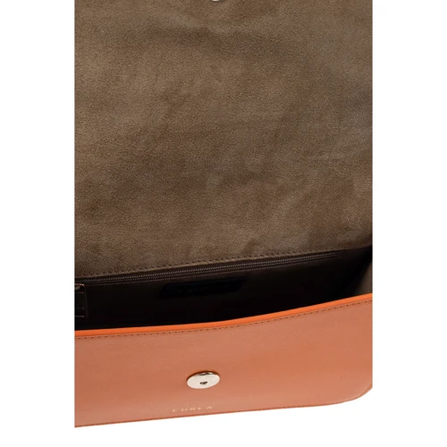 Жіноча сумка крос боді Furla Tuberosa S Crossbody мандаринова (WB00201MSD000MD000): Фактура матова, Зерниста