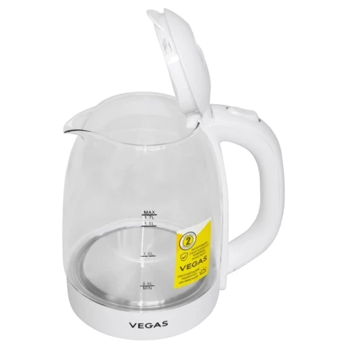 Электрочайник VEGAS VEK-0038W: Мощность, Вт 2200