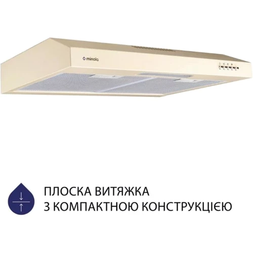 Вытяжка Minola HPL 512 IV: Тип воздухоочистителя Рециркуляция, Отвод