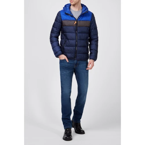 Куртка CMP Man Jacket Fix Hood Black Blue 30K2757-N950 56 синя демісезонна з капюшоном: Фасон Стьобаний