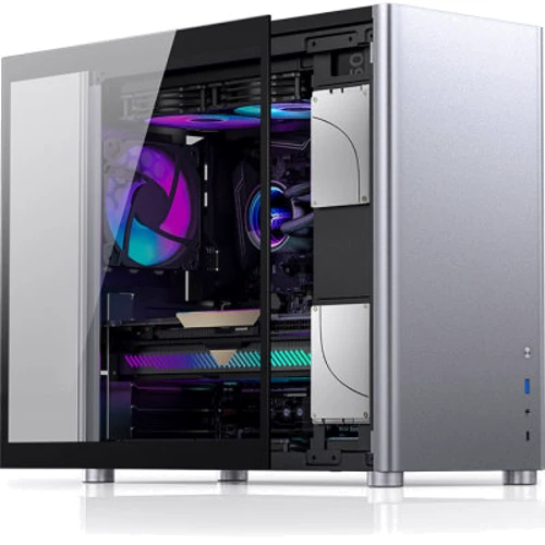 Корпус JONSBO D40 Aluminum Silver: Типоразмер Mini-Tower