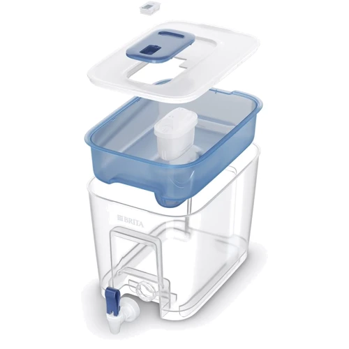 Фільтр-глечик Brita Flow Memo MXPro 8.2 л (5.2 л очищеної води) з фільтр-картриджем, синій (1052805) фото 2