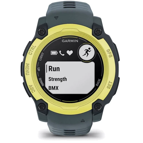 Смарт-часы Garmin Instinct E 40mm Electric Lime with Twilight Band (010-02932-01): Дисплей 0.86" Transflective (166x166)