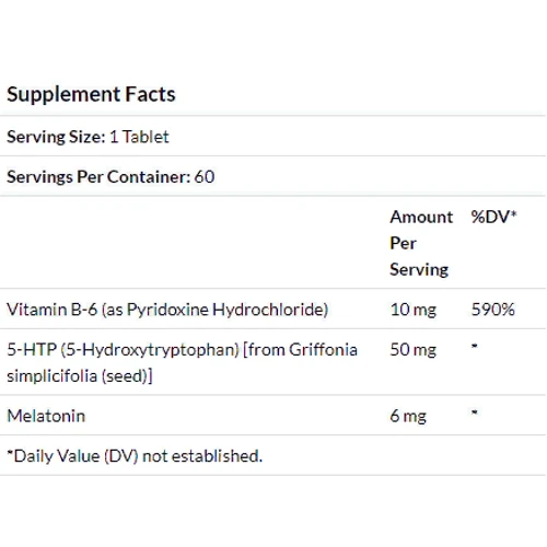 Natrol Melatonin + 5-HTP, Advanced Sleep, 60 Bi-Layer Tablets (NTL-07229) фото 3
