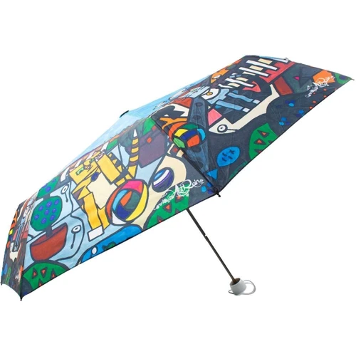 Парасолька жіночий механічний Art Rain блакитний (ZAR3125-2050): Механізм механічний