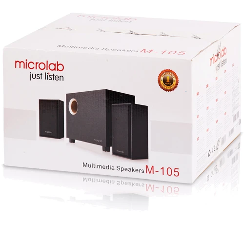 Акустическая система Microlab M-105: Материал корпуса Пластик