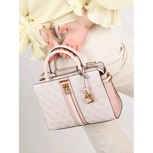 Женская сумка тоут GUESS GINEVRA LOGO ELITE SCITY STCHL бежево-розовая (HWSB8675060-BHG): Страна производитель США