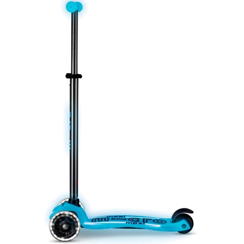Самокат Micro серии Maxi Deluxe Glow LED Plus Синий хрусталь (MMD37): Количество колес 3