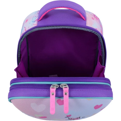 Рюкзак Bagland Turtle 17 л. фиолетовый 515 (0013466): Корпус рюкзака Каркасный