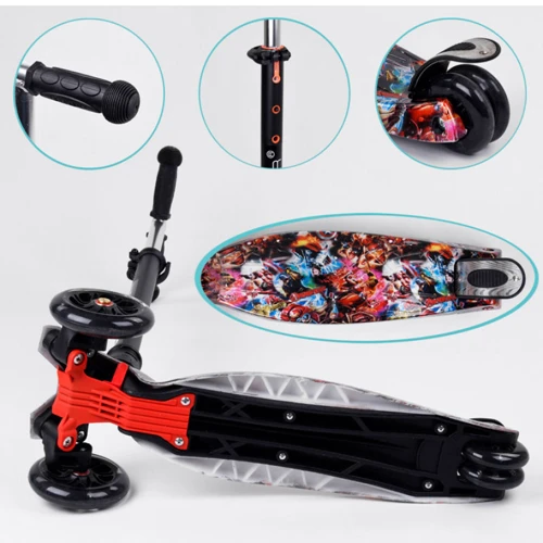 Дитячий самокат Best Scooter Maxi A 25780/779-1544 Кольоровий: Максимальне допустиме навантаження, кг 60