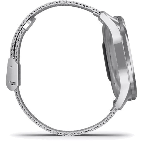 Смарт-годинник Garmin Vivomove Luxe Silver stainless steel case with silver Milanese band (010-02241-03): Інтерфейси підключення Bluetooth