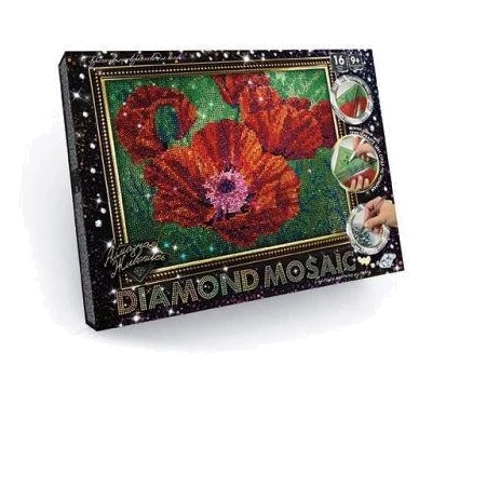 Алмазная живопись Danko toys Diamond mosaic Мак (DM-02-04)