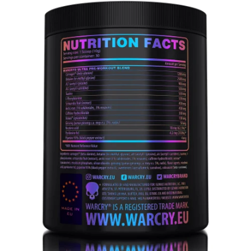 Предтренировочный комплекс Genius Nutrition Warcry Ultra 300 g / 30 servings / Summer Pear: Тип Комплекс до тренировки