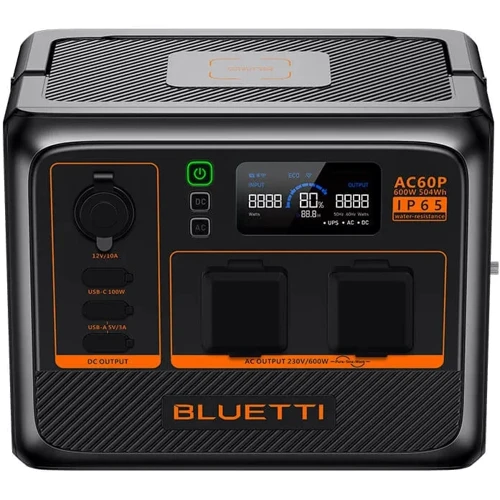 Зарядная станция Bluetti AC60P 504Wh 600W: Количество розеток 220V 2