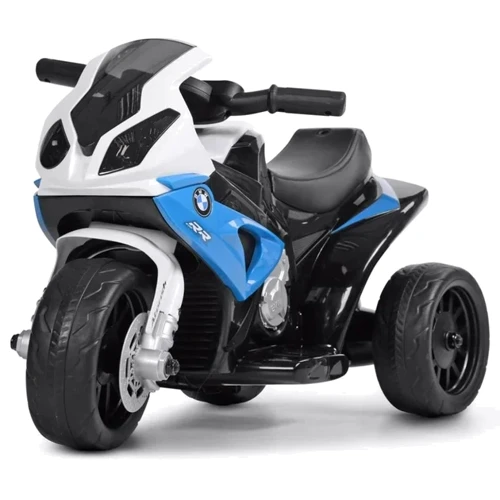 Детский электромотоцикл 3 колесный Bambi Racer BMW cиний (JT5188L-4)