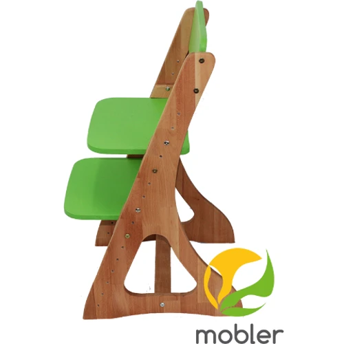 Дитячий зростаючий стілець Mobler (колір на замовлення: зелений, помаранчевий, рожевий) c500-1 фото 3