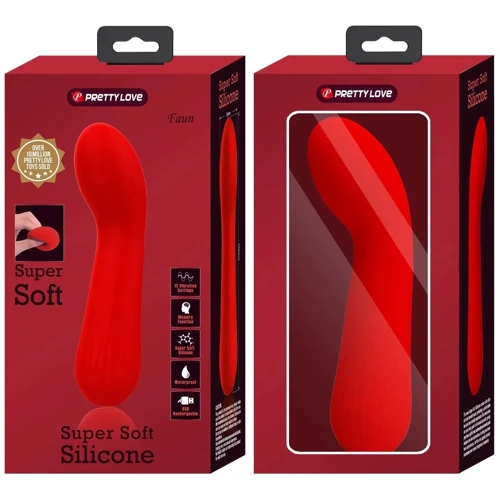 Вибратор для точки G LYBAILE Pretty Love Faun Red (BI-014724-2)
