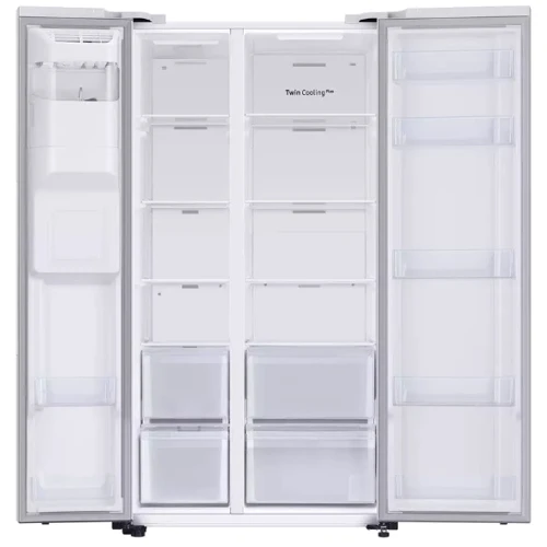 Холодильник Side-by-Side Samsung RS67A8810WW: Размеры ВxШxГ, см 178x91x71.6